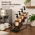 thumbnail image 6 of Coffee Syrup Rack for Coffee Bar Accessories Fits with Torani and Monin Syrup Coffee Bar Organizer Holds 4 Bottles, 6 of 6