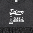 thumbnail image 4 of Inktastic Future Oilfield Roughneck Girls Baby Dress, 4 of 5