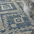 thumbnail image 6 of Nourison Scandinavian Shag 6"7" x 9"6" Denim Blue Indoor Rug, 6 of 9