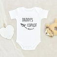 thumbnail image 2 of Daddy's Birthday Gift Unique Baby Onesie Daddy's Copilot Baby Onesie Cute Daddy's Buddy Baby Onesie Daddy's Copilot Baby Clothes, 2 of 5