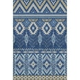 thumbnail image 2 of Addison Rugs Mayfield Premium Machine Washable Transitional Aztec Navy Rectangle Rug, 2'6" x 3'10", 2 of 7