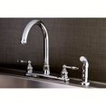 thumbnail image 3 of Kingston Brass FB7791KLSP Knight 8-inch Centerset Kitchen Faucet, Chrome, 3 of 3