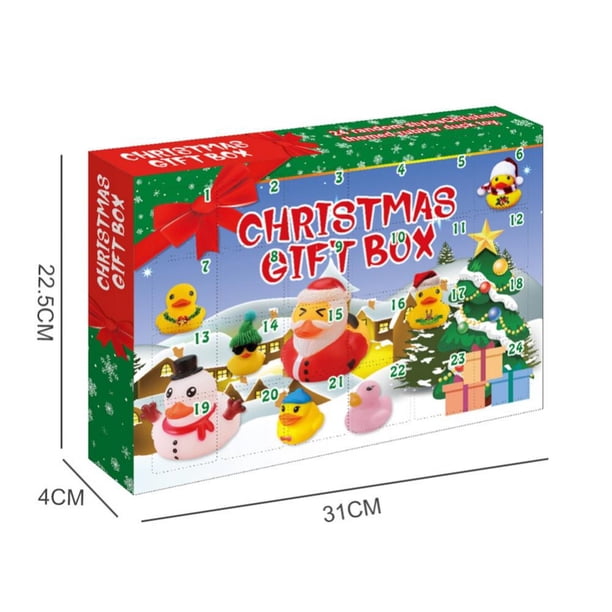 18pcs Christmas Advent Calendar Duck Rubber, Ducks Gift Box 24 Days  Countdown Surprise Gift Box Rubber Ducky Bath Toys for Boys, Girls, Kids  and Toddlers, Christmas Party Favor Gifts - Walmart.com
