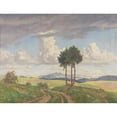 thumbnail image 3 of Carl Gödel 18x15 Black Modern Framed Museum Art Print Titled - Dirt Road (1922), 3 of 5