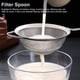 thumbnail image 1 of Coladores de Malla, Cuchara de Filtro Multifuncional de Acero inoxidable, Colador Con ColADor de Largo Para Filtar de Cocino Residuos de Jugo, 1 of 7