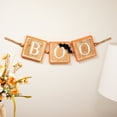 thumbnail image 3 of Northlight 27.5" Beige and Orange BOO Halloween Hanging Banner, 3 of 8