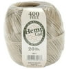 Darice Natural Hemp Cord, #20, 400’ Roll