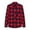 Red, variant on Wrtxtat Men's Flannel Plaid Shirts Regular Fit Long Sleeve Casual Cotton Button Down Jacket Shirt Tops with Pockets for Work Business Black M