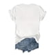 thumbnail image 2 of Silvery pink heart-shaped pattern print This product is designed as a printed pattern, rhinestones/sequins are only used for visual effect T-shirt short-sleeved round neck casual tops summer spring W, 2 of 4