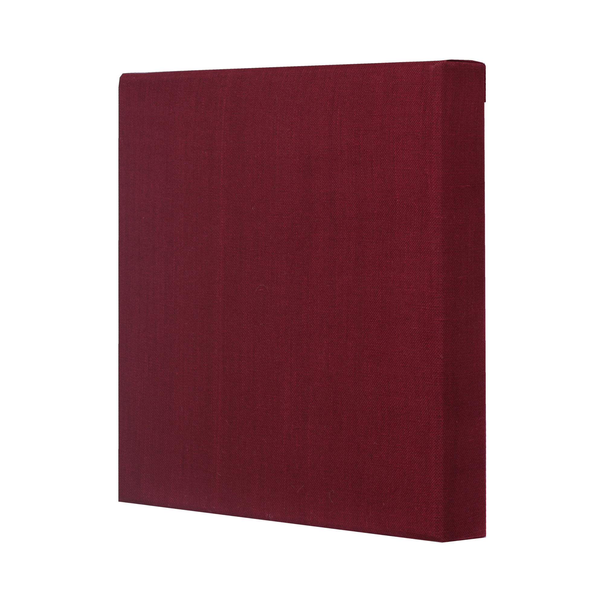 ATS Acoustics Sound Absorbing Acoustic Panel 24" x 24" x 4" Beveled Edge (Burgundy)