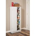 thumbnail image 4 of ZXNYH Pantry Cabinet Cupboard with 2 Doors, Adjustable Shelves, Standing, Storage for Kitchen, Laundry or Utility Room, White, 4 of 7
