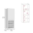thumbnail image 4 of Cleveland 2 Piece Bathroom Set, Gouda 18" Bathroom Vanity + Mila Medicine Cabinet, White, 4 of 4