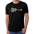 thumbnail image 1 of LA Pop Art Men's Premium Blend Word Art T-shirt - Country Guitar, 1 of 2