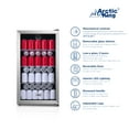 thumbnail image 5 of Arctic King 115-Can Beverage Fridge & Cooler, Stainless Steel Look, ARV115B1AST, 5 of 13