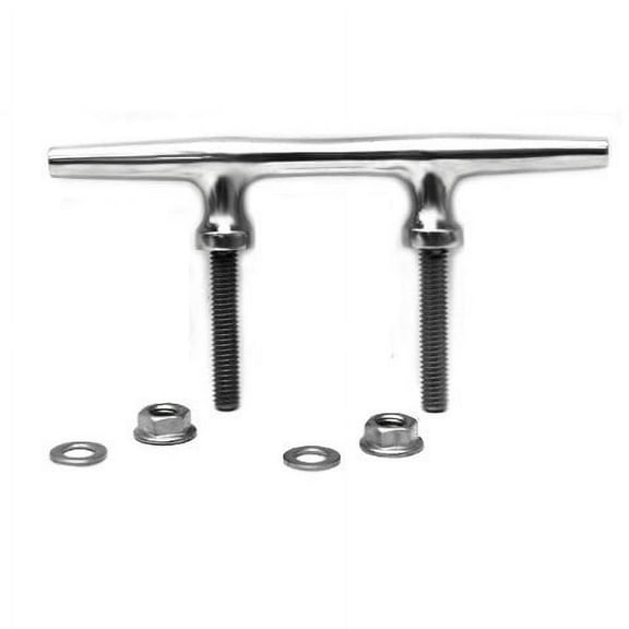 Larson Boat Cleat 4214-2017 | 6 x 3 Inch Polished Stainless Steel