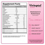 Vivioptal Women, 90 Softgels, Multivitamin & Multimineral Supplement, CoQ10 & Omega 3, Gluten Free, German Formula
