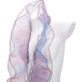 thumbnail image 2 of 7 Yards Organza Tulle Fabric Vintage Ruffle Pleated Chiffon Trim Applique Trim Lace Fabrics for DIY Wedding Dress Costume Halloween Cosplay Sewing Craft Curtain Home Decor Purple, 2 of 9