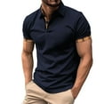 thumbnail image 1 of Men's Shirt for Spring and Autumn Comfortable Casual Button-Down Solid Color Short Sleeve Garment, 1 of 7