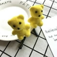 thumbnail image 4 of Scalp Protection Hairpin Hair Pin Set 5pcs Girl Funny Hair Pins with Cartoon 3d Little Yellow Chicken Rabbit Bear Heart Shape Plush Decor Spring Hair, 4 of 8