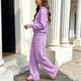 thumbnail image 6 of Kids Girls Boys 2 Piece Hoodies Tracksuit Sweatsuits Sets Hooded Sweatshirt and Jogger Sweatpants Athletic Clothes Sets, 6 of 9