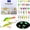 D-31pcs, variant on THKFISH Ice Fishing Jigs Kit Ice Fishing Lures for Walleye Perch Jigs Heads for Ice Fishing Tackle Panfish Crappie Jigs 50PCS/31PCS