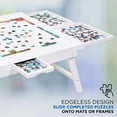 thumbnail image 6 of JUMBL 1500-Piece Wooden Jigsaw Puzzle Table, 27" x 35", 6 of 9