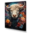 thumbnail image 2 of Designart "Cosmic Highlanders In Yak Land II" Yaks Wall Decor, 2 of 7