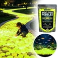 thumbnail image 2 of 200 Pcs Glow in The Dark Garden Pebbles Stones Rocks for Yard and Walkways Decor, Decorative Luminous Stones for Pathway Driveway Patio Lawn Landscape Outdoor, 2 of 9