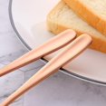 thumbnail image 4 of ORUYROP 8 Pieces Butter Dessert Knives, Stainless Stell Cheese Spreader, 6-Inch, Rose Gold, 4 of 6