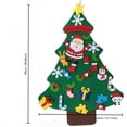 thumbnail image 2 of Wadada Felt Christmas Tree for Toddlers Kids, 3.2FT DIY Wall Christmas Felt Tree with 31 Pcs Detachable Ornaments Wall Decor with Hanging Rope for Boys Girls Xmas Gifts Home Door Decoration, 2 of 6