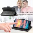 thumbnail image 4 of Case for OUKITEL K9 Pro Cover Leather Wallet Folio Case Book Design Flip Magnetic Closure - Black, 4 of 5