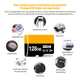 thumbnail image 3 of Par Tarjetas 128GB 80MB/s para Video 4K Cámaras Eo Safe Imports Negro, 3 of 5