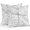 Grey, Ash, Slate, variant on Throw Pillow Covers 20x20 Inch Set of 2, Palm Tree Monstera Waterproof Outdoor Pillow Covers, Cream Beige Leaf Boho Botanical Tropical Decorative Cushion Pillowcases for Patio Garden Couch Bed