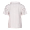 thumbnail image 5 of Ben Sherman Clothes Boys’ 2-Piece Linen-Tech Short Outfit Set – Includes Short Sleeve Button-Down Shirt & Shorts, Comfortable Everyday Clothing for Baby, Toddler & Big Boys Sizes (12M-14), 5 of 9