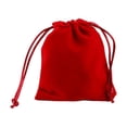 thumbnail image 1 of Xingzhi Sac de Rangement à Cordon Emballage en Toile de Jute Corset Cadeau Pochettes Sac Bijoux Ensemble Organiser Bonbons Cosmétiques Pièces Grandes Rouges, 1 of 9