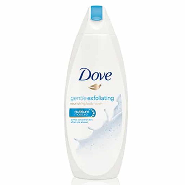 Dove Gentle Exfoliating Nourishing Body Wash 16.9 oz Bottles Pack of