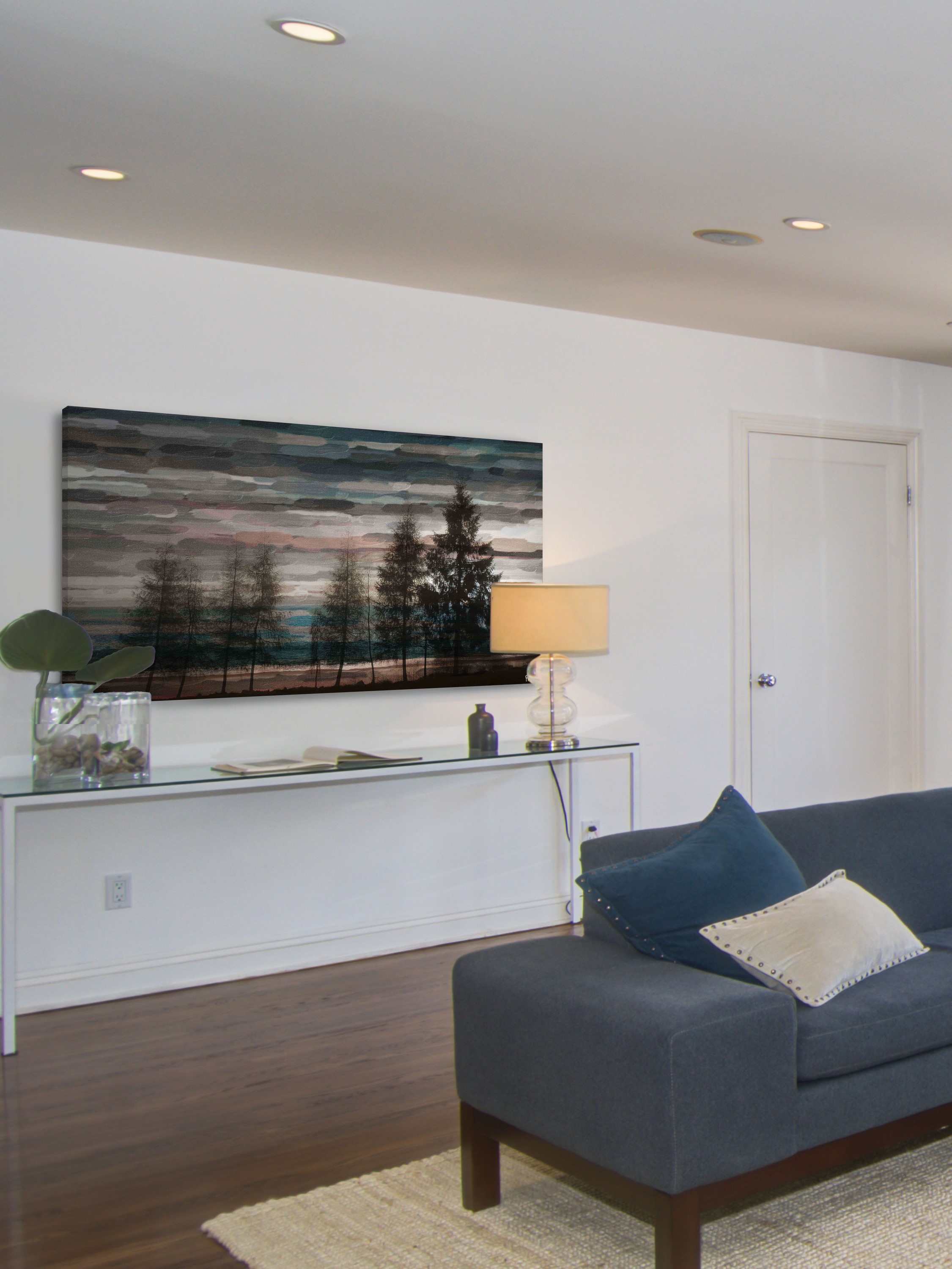 "Reflection" Painting Print on Wrapped Canvas