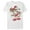 White, variant on Men's Mickey & Friends Santa Mouse  Graphic Tee Athletic Heather Large