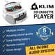 thumbnail image 2 of Boombox KLIM Reproductor de CD y Casete Bluetooth Radio AM/FM, 2 of 7