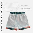 thumbnail image 3 of FORMRS Boys Swim Trunks Quick Dry Mesh Liner Boardshorts Sizes XS-XL, Christmas Berries, 3 of 7