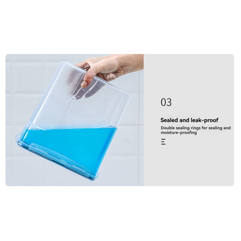 3X 3D Printer PLA Filament Drying Box 1KG Material Tray Double Layer Sealing 4L Moisture Proof Storage Container Blue
