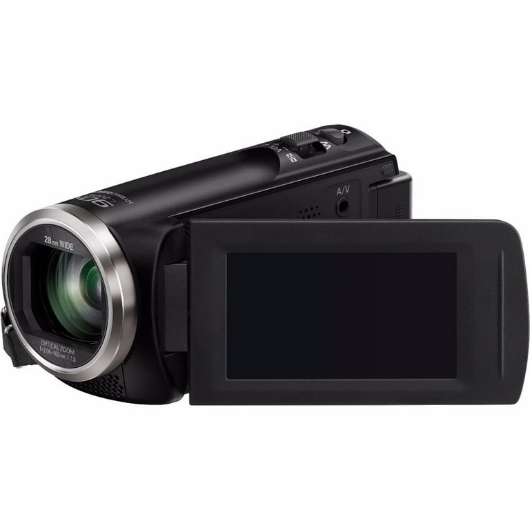 Panasonic V180 Full HD 1080p Camcorder with Battery Charger Travel