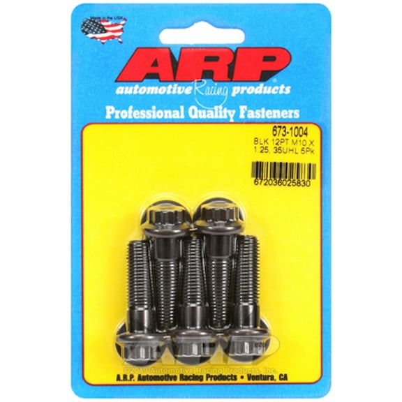 ARP 673-1004 Bolt, M10 x 1.25", Pack of 5