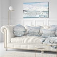 thumbnail image 3 of Designart 12" x 20" Blue Polyester Throw Pillow, 3 of 5