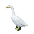 thumbnail image 2 of Porch Goose Statue Resin Duck Garden Decor White Farmhouse Yard Ornament Weather Resistant Figurine 1 Pc For Entryway Patio Lawn Backyard Desktop Accent Seasonal Display, 2 of 6