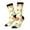 3 Black, variant on Colorful Lemons Crew Socks for Men & Women, Breathable Casual Athletic Ankle Socks