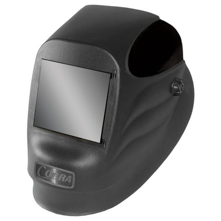 Radnor 64005110 24P Fixed Front Welding Helmet With 2 Inch by 4 1/4 Inch 10 Shade Passive Lens, Black (New Open