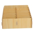 thumbnail image 4 of Boîte de Rangement en Bois Multi-Compartiments pour Cellulaire pour Salle de Classe et Bureau Organisateur de Bureau Multi-Compartiments (14 Compartiments), 4 of 9