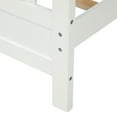 thumbnail image 6 of Wood Platform Bed With Headboard And Footboard, Suitable For The Bedroom, Guest Room, (White), 6 of 8