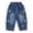 Dark Blue, variant on UJNDER Boys Denim Pants Loose Fit Long Trousers for Toddler Kids with Mid Rise Elastic Waist and Comfortable Wear Boys Pants,Dark Blue,3-4 Years